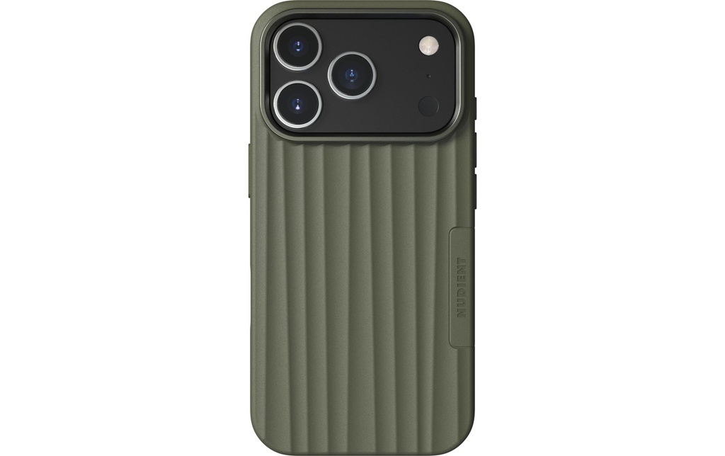 Nudient Coque arrière Bold MagSafe iPhone 17 Pro Olive Green