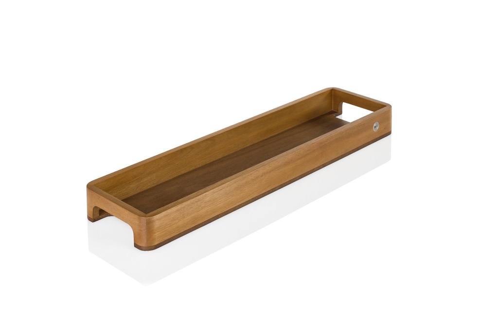 AdHoc Plateau de service Serve Slim 60 x 15,5 cm, Noix