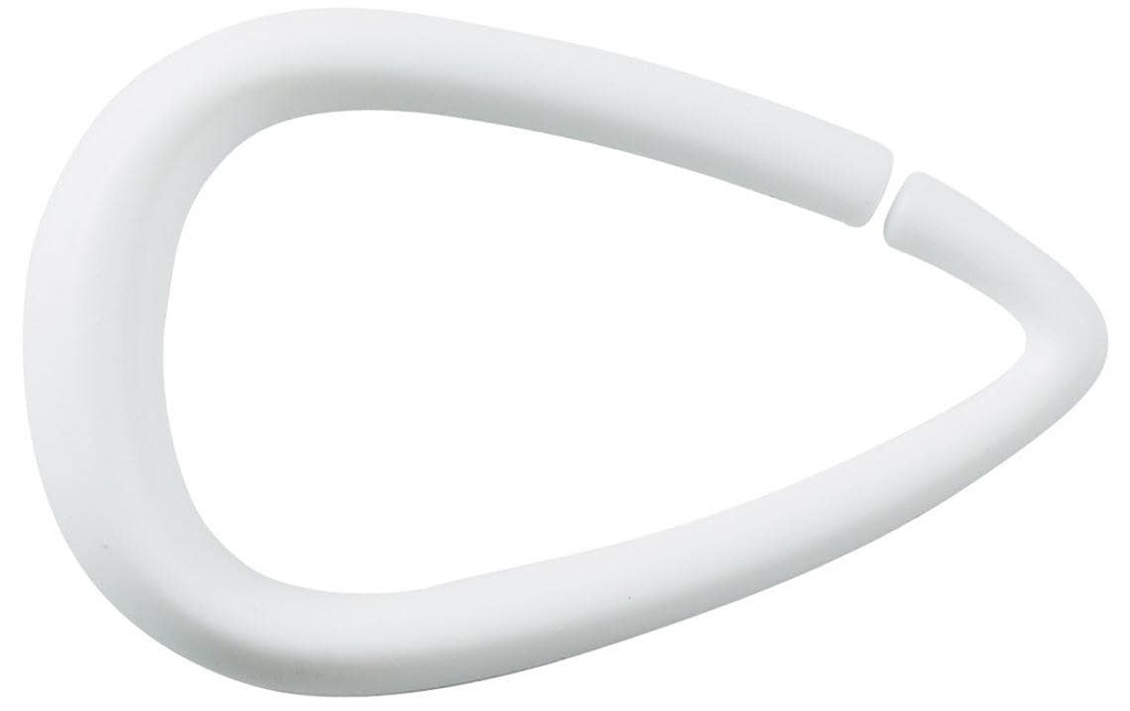 spirella Crochets pour rideau de douche Drop 12 pièces, blanc