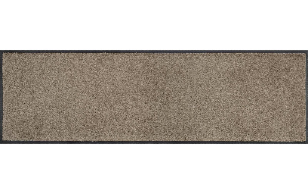 wash+dry Tapis de sol Taille des chaussures, 35 x 120 cm Beige