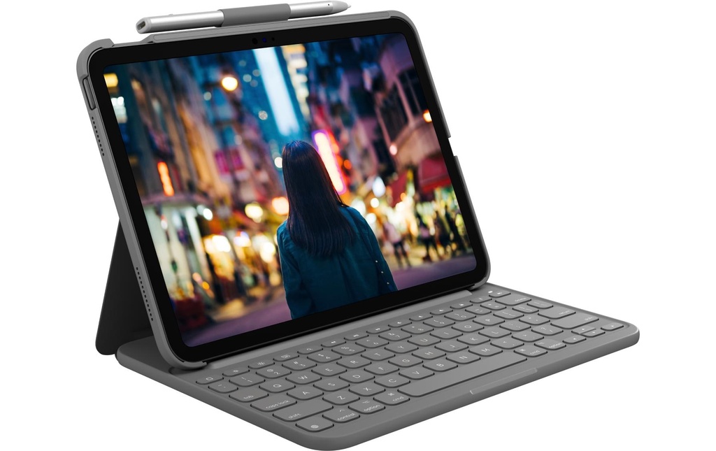 Logitech Couvre-clavier pour tablette Slim Folio iPad (10. Gen, A16/2025)