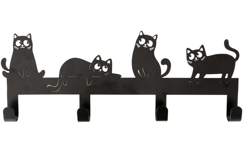 Boltze Portemanteau Mollie 43.5 cm x 16.5 cm, Noir