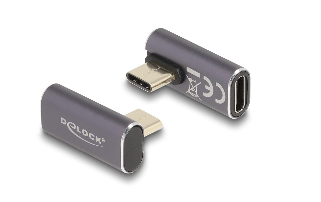 Delock Adaptateur USB coudé Connecteur USB C - Prise USB C