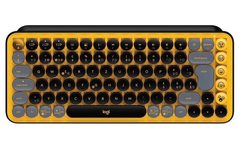 Logitech Clavier POP Keys Blast Yellow