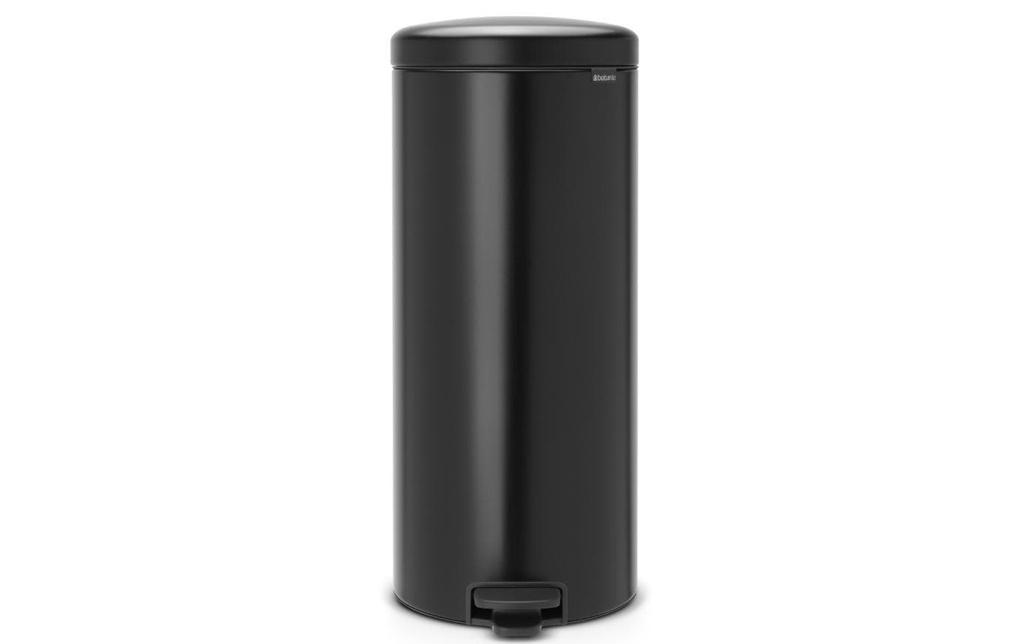 Brabantia Poubelle à pédale NewIcon 30 l, Matt Black