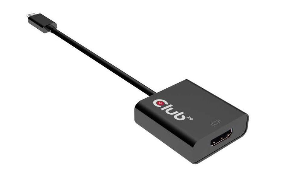 Club 3D Adaptateur USB 3.1 Type-C - HDMI 2.0 UHD 4K60Hz, actif