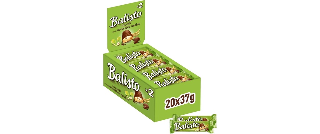 Balisto Barre de muesli 20 x 37 g