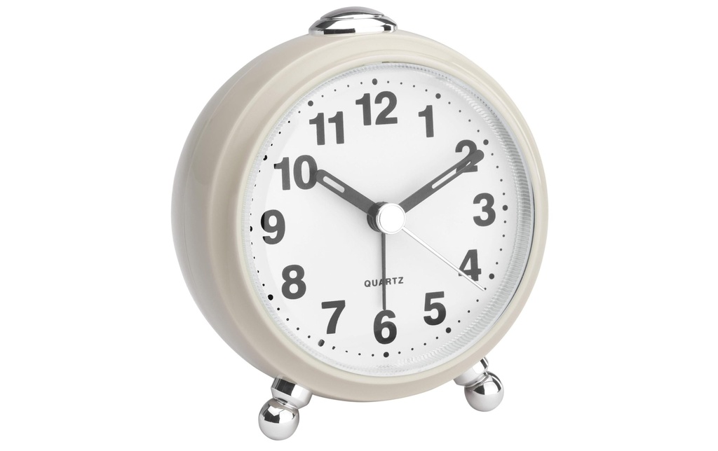 TFA Dostmann Réveil classique Beige