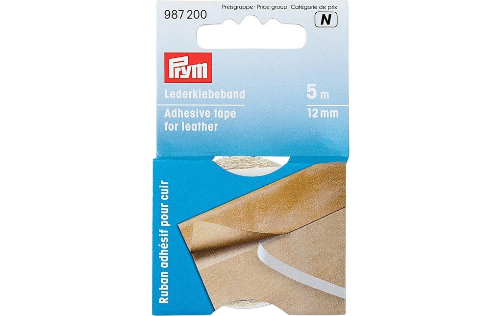 Prym Ruban adhésif pour cuir 5 m x 12 mm