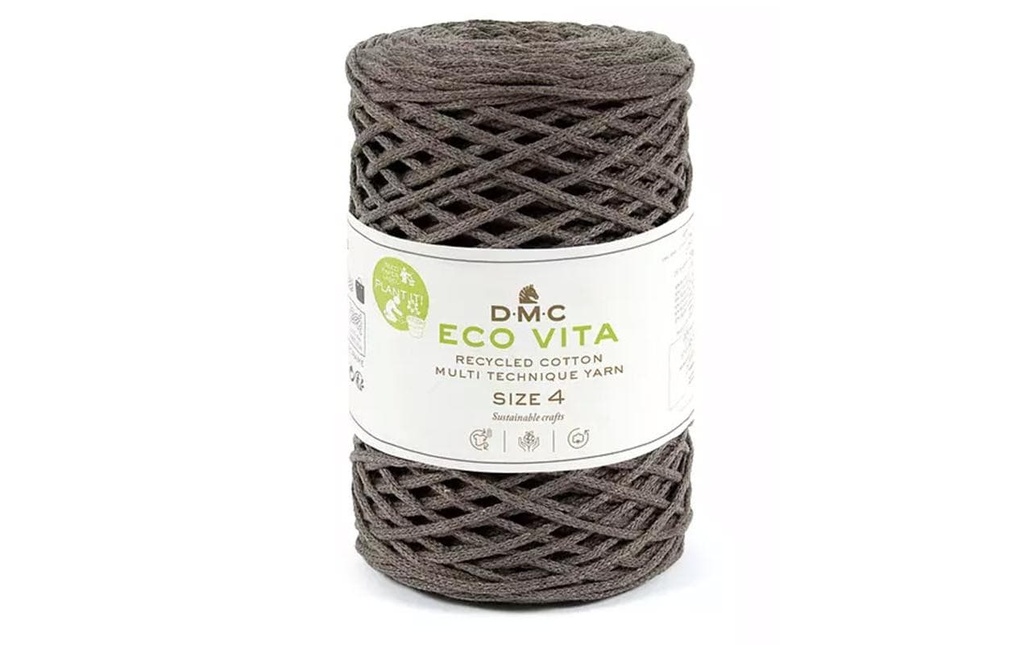 DMC Laine Nova Vita Cordon Macrame 2 mm 250 g Brun