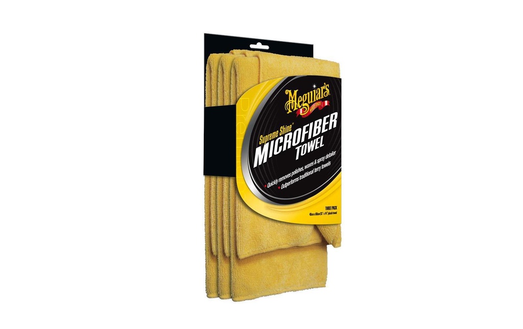 Meguiar's Chiffon sec jeu de 3