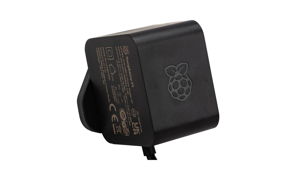 Raspberry Pi Alimentation SC1157 5 V, 5A, USB-C, Noir, Raspberry Pi 5
