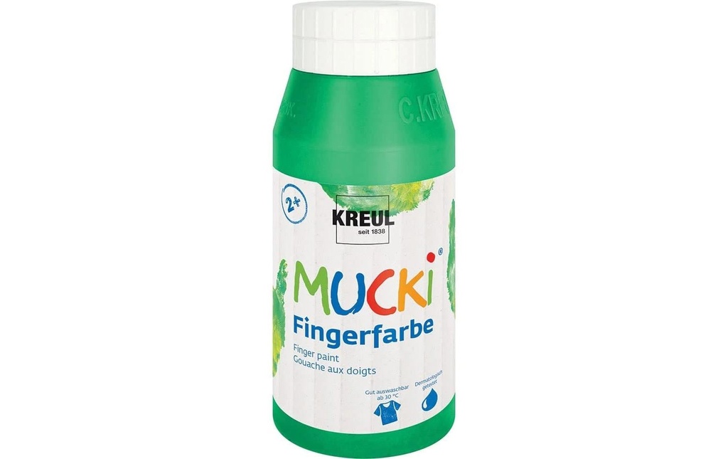 Kreul Peinture aux doigts Mucki 750 ml, Vert