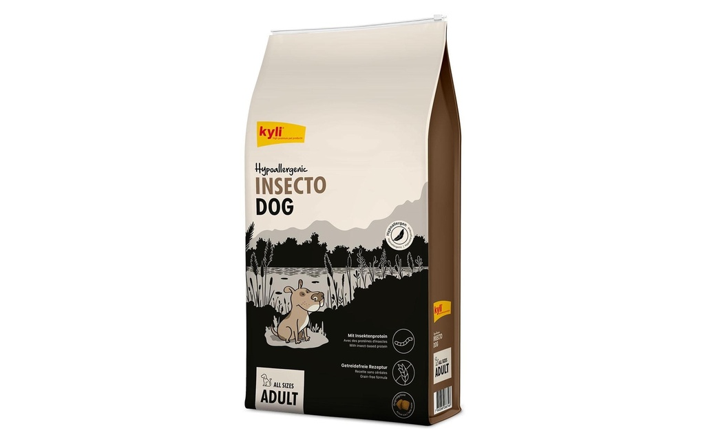 kyli Alimentation sèche InsectoDog hypoallergénique 12 kg