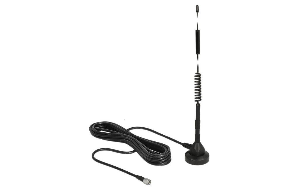 Delock Antenne LTE/LoRA 0.9-2.6GHz, 33.7cm SMA 5 dBi Rayonnement omni directionnel