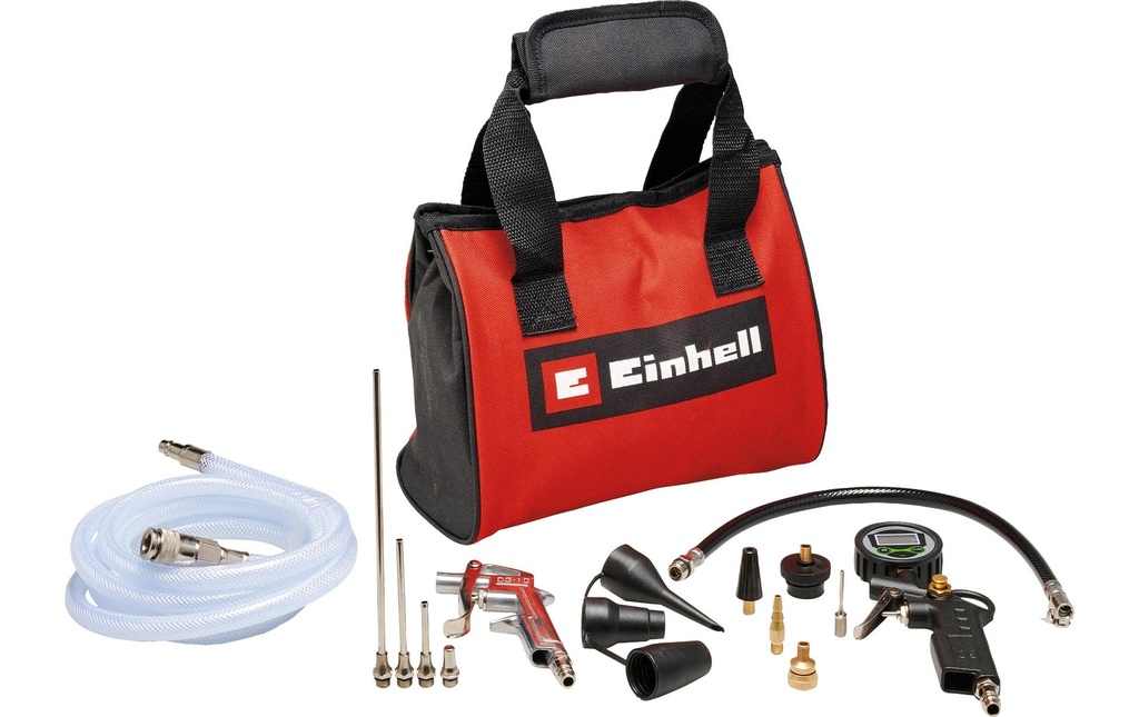 Einhell Kits à air comprimé 15 pcs. avec sac