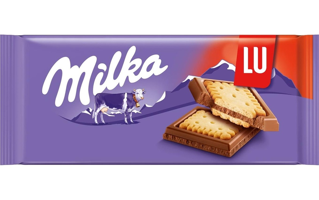 Milka Tablette de chocolat LU 87 g