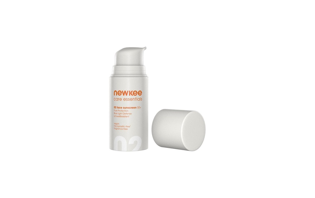Newkee Crème solaire visage Face Sunscreen 50+ résistante à l'eau 30 ml
