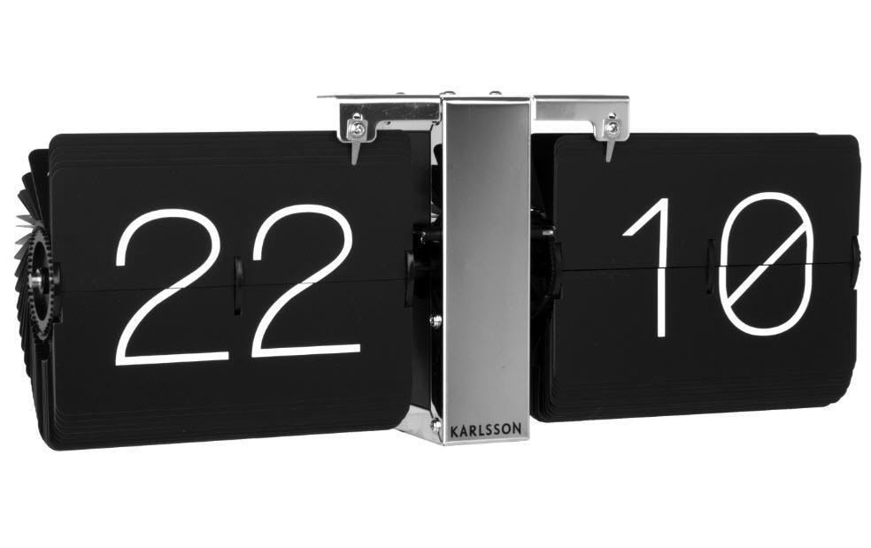 KARLSSON Horloge murale No Case Noir