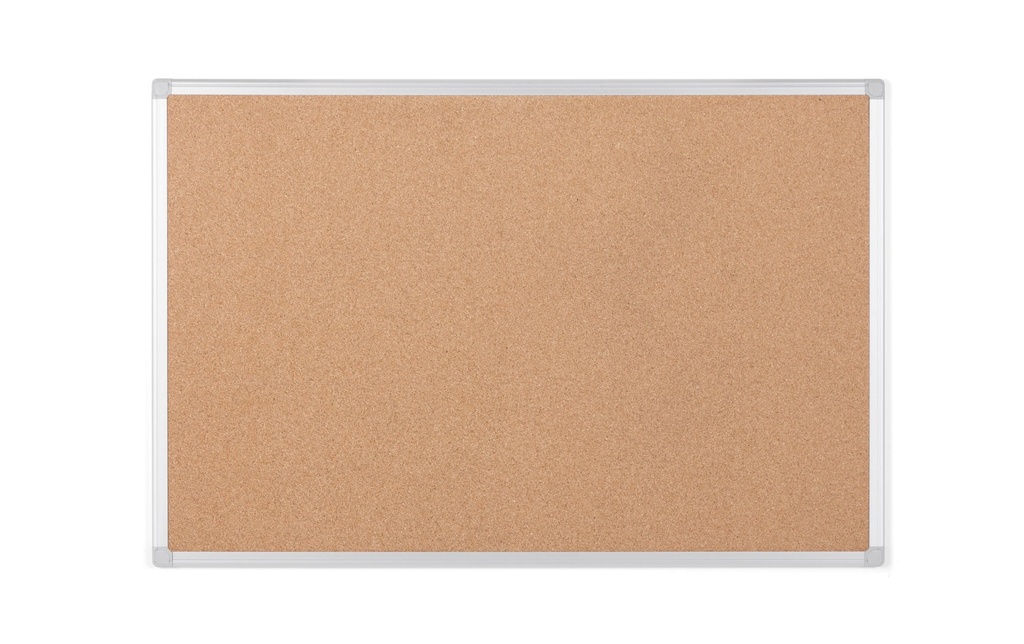 Bi-Office Tableau d’affichage 60 cm x 45 cm, Brun