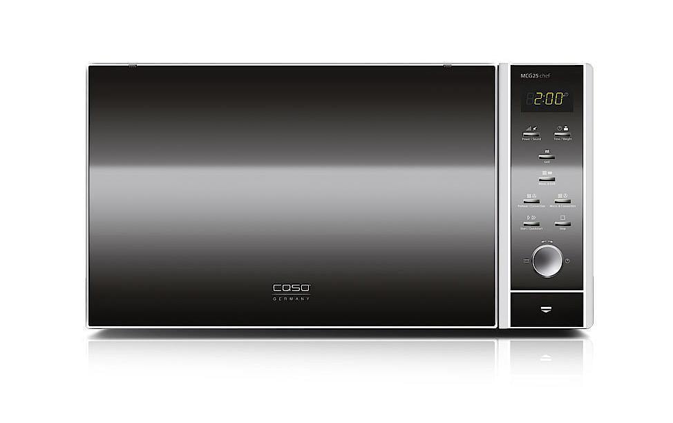 Caso Four à micro-ondes MCG 25 chef Argenté