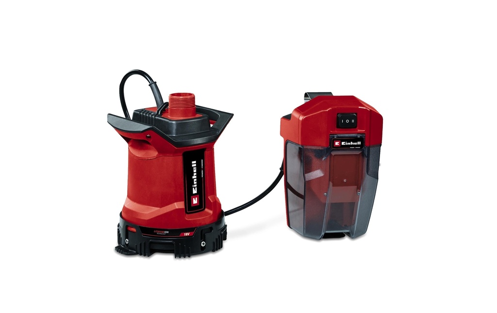 Einhell Pompe à eau sale à batterie, GE-DP 18/25 LL Li-Solo