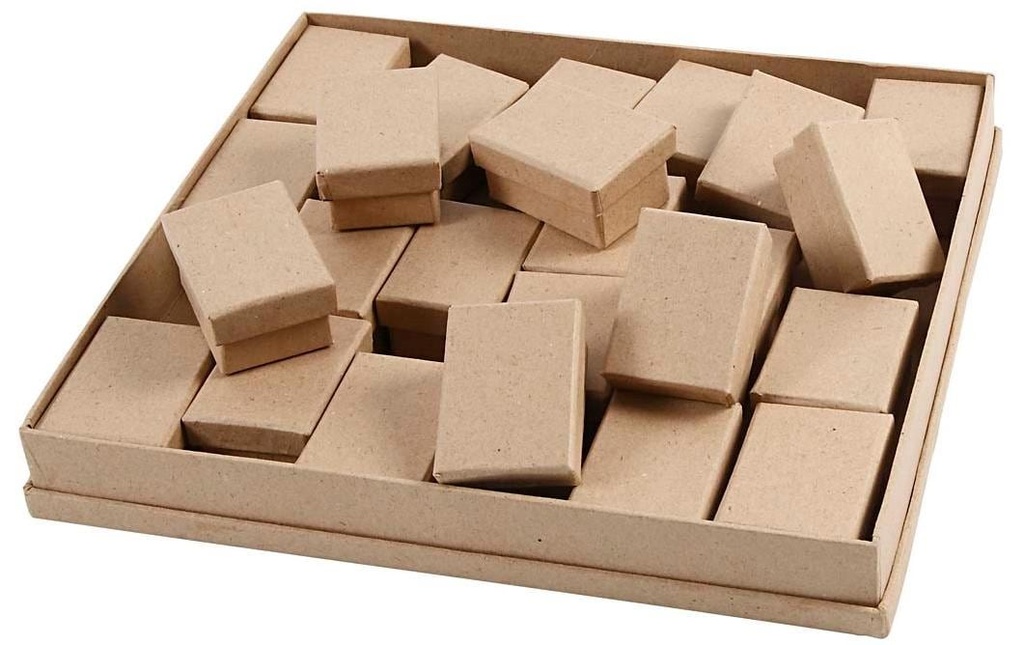 Creativ Company Boîte en carton 5 x 7 x 3.5 cm, 24 pièces