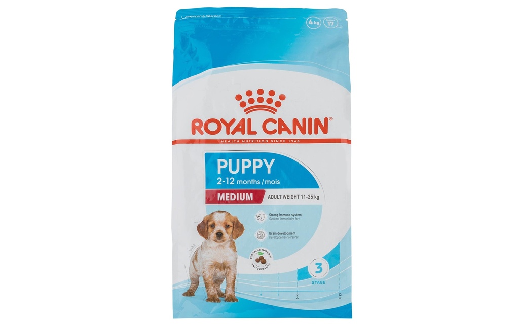 Royal Canin Alimentation sèche Health Nutrition Medium Puppy, 4 kg