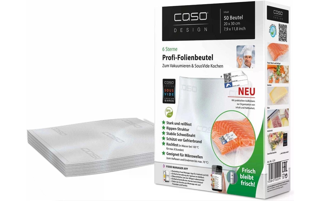 Caso Sachet de mise sous vide 50 Pièce/s