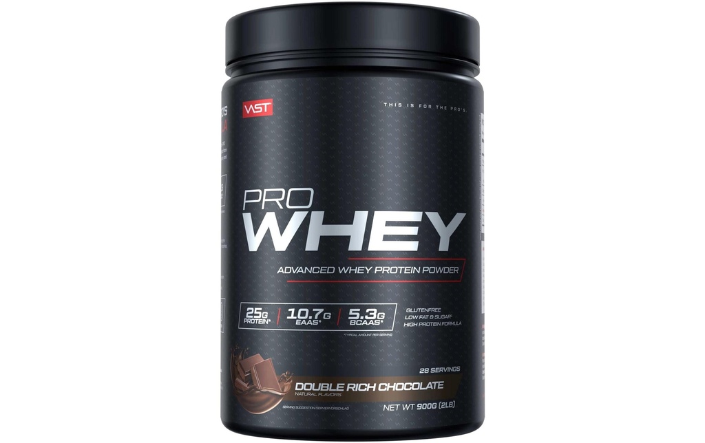 VAST Poudre Par boîte de Whey: 900g, Double Rich Chocolate