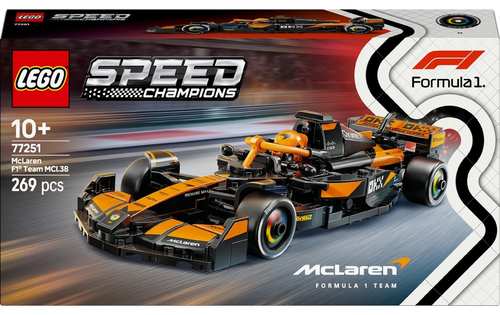 LEGO® Speed Champions McLaren F1 Team MCL38 Voiture de course 77251