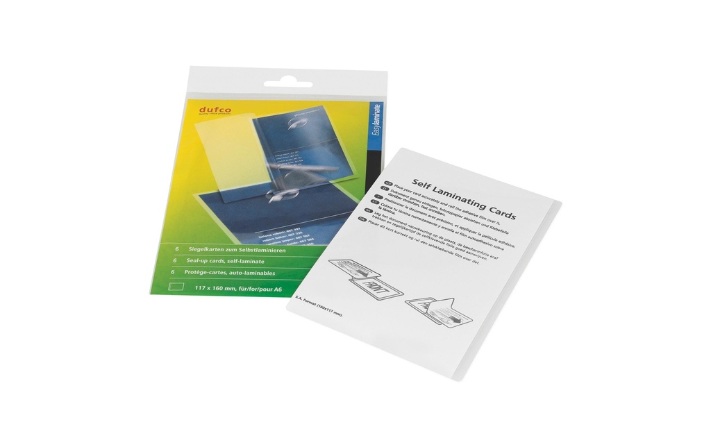 dufco Carte de sceaux Cartes de sigle à plastifier soi-même 6 pièces
