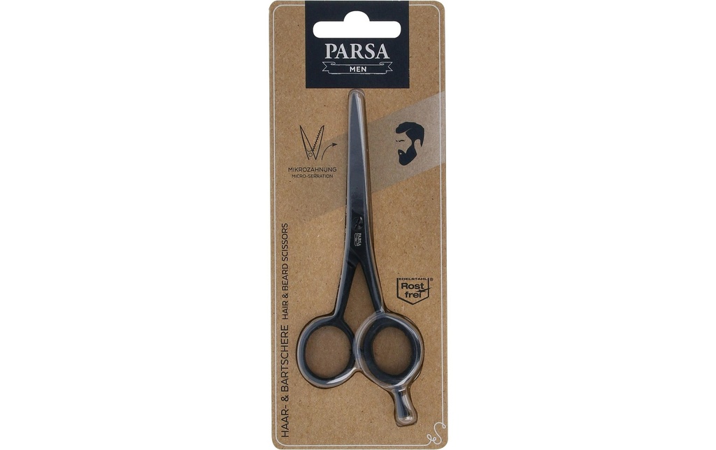 Parsa Beauty PARSA MEN Ciseaux pour Cheveux et Barbe Noir