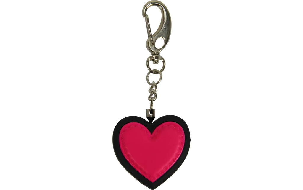 KH Security Alarme cardiaque soft touch noir/rose
