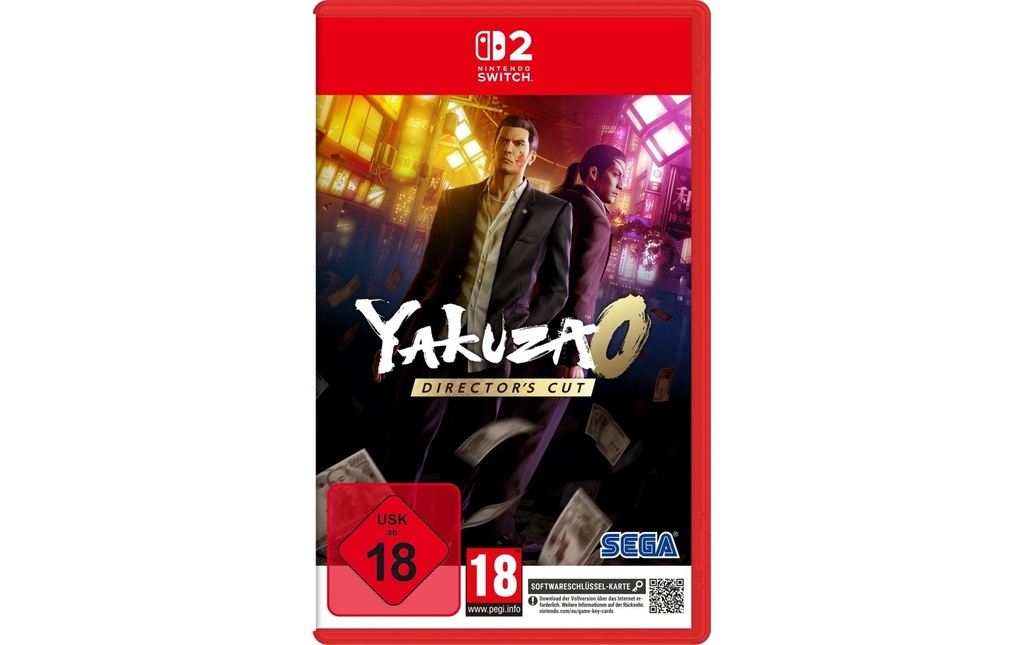 SEGA Yakuza 0 Director's Cut (Switch 2) (FR) (Game Key Card)