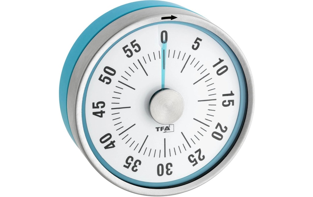 TFA Dostmann Minuteur de cuisine Puck Turquoise