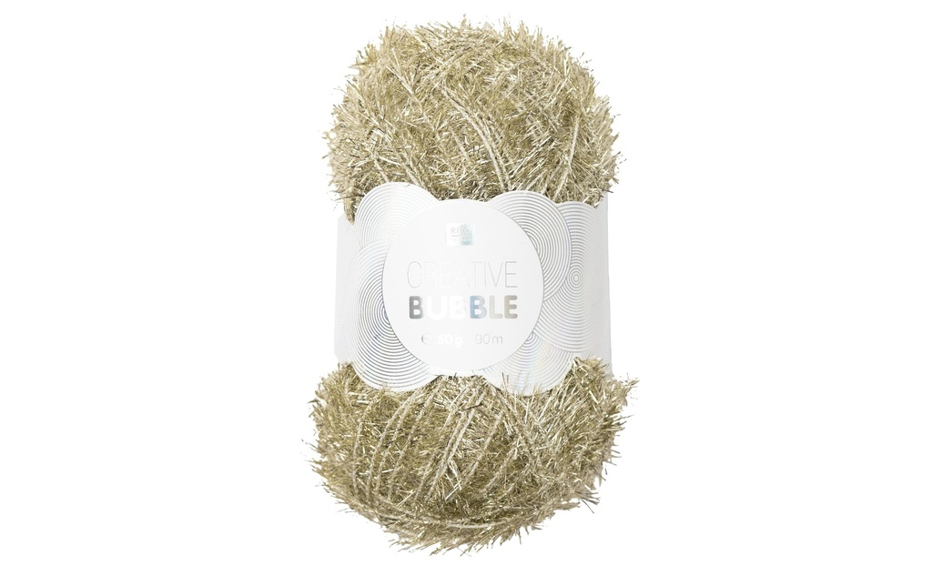 Rico Design Laine Creative Bubble 50 g Or Métallique