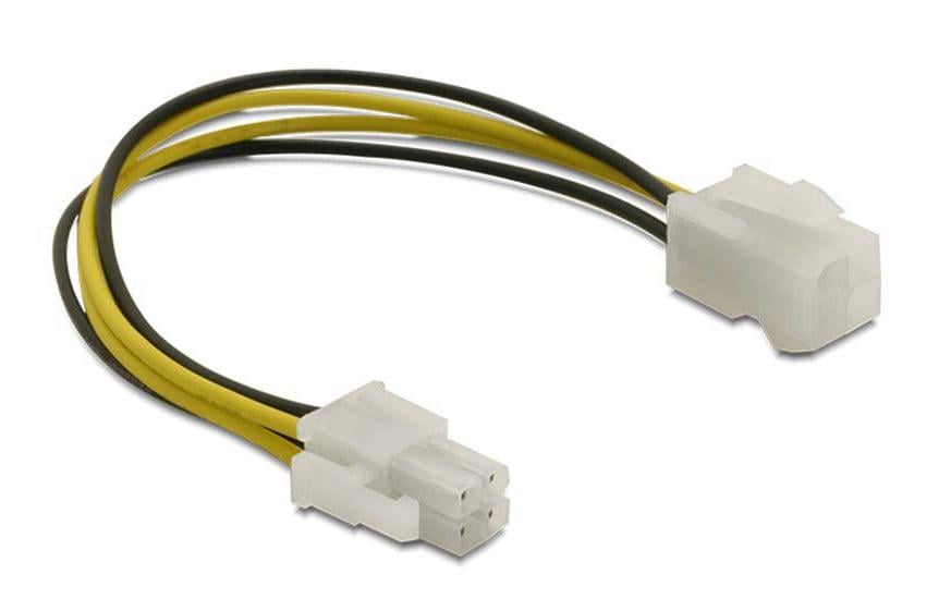 Delock Câble électrique de prolongation 4Pin - 4Pin CPU 15 cm