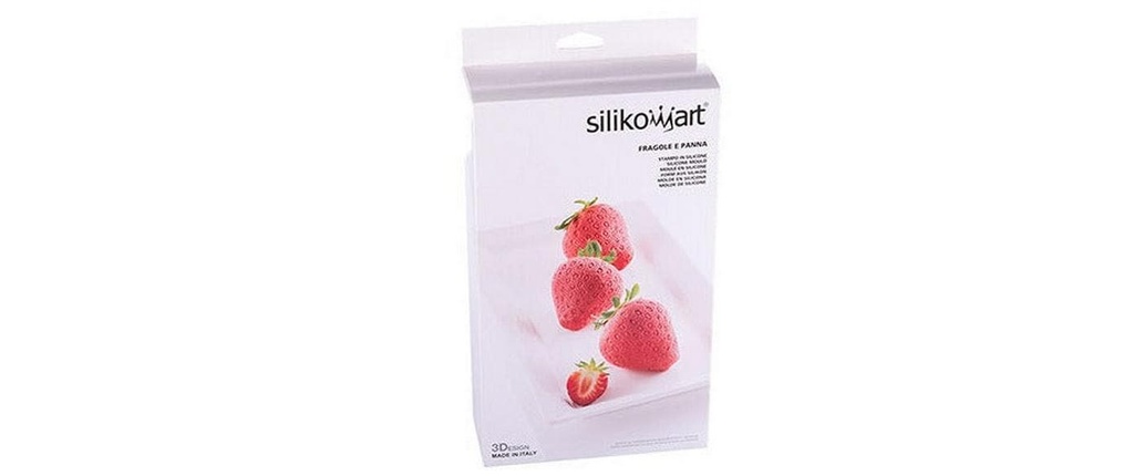 Silikomart Moule à pâtisserie à motif Fraise