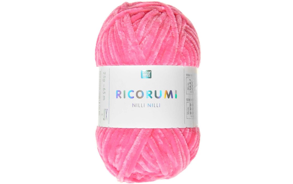 Rico Design Laine Ricorumi Nilli Nilli Rose fluo