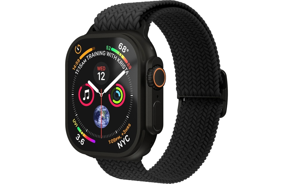Vonmählen Bracelet Woven Loop Apple Watch 44/45/46/49 mm Black
