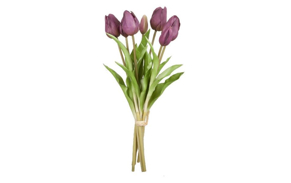 Dekomat AG Fleur artificielle Tulipes Royla Set de 7 pièces, 38 cm