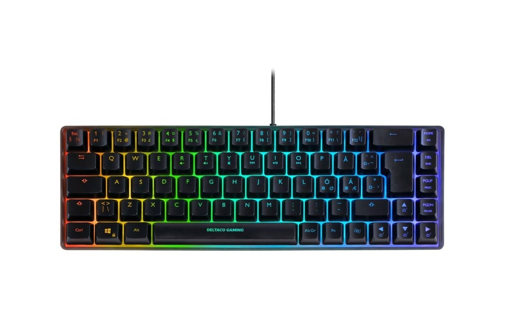DELTACO Clavier de gaming GAM-158-CH Noir