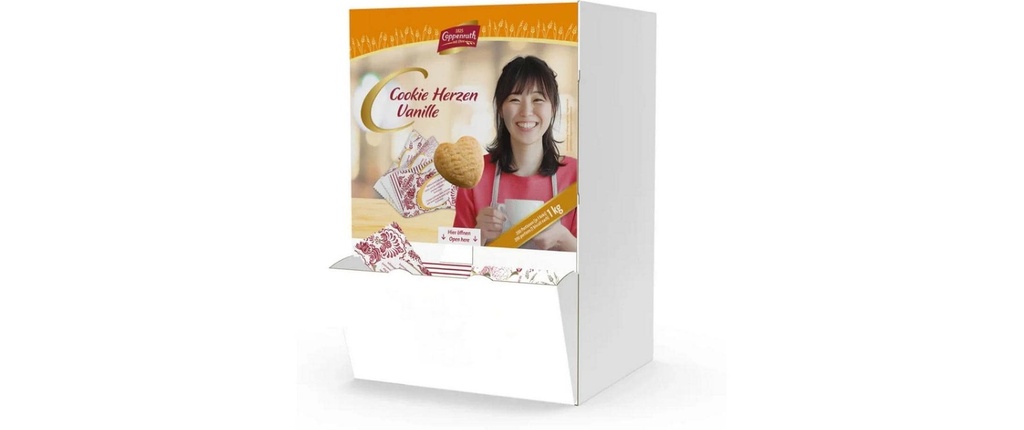 Coppenrath Petits gâteaux Coeurs Vanille 1000 g