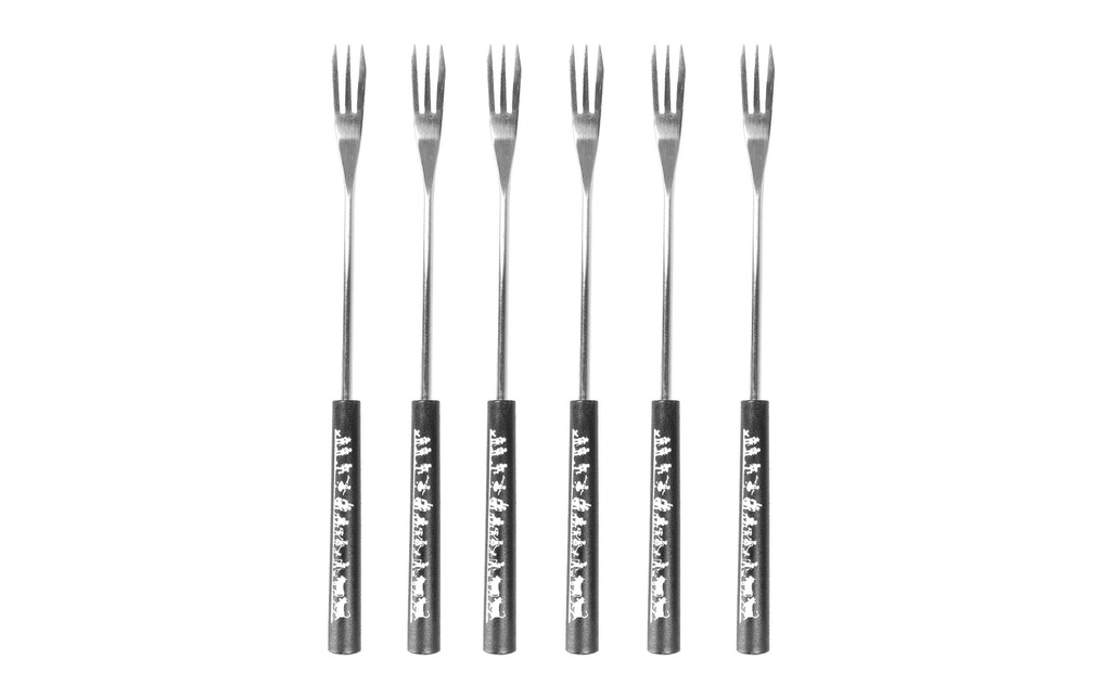 Trendform Fourchettes à fondue Swiss Tradition Lot de 6
