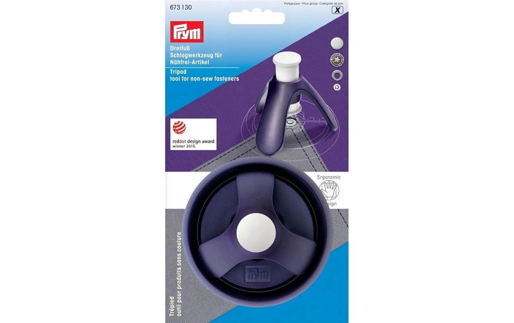 Prym Outil à percussion Tribrach pour la couture libre