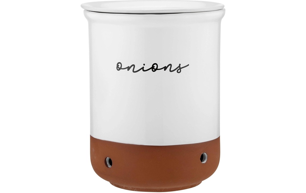 Ladelle Pot de conservation Onion Eco ø 16.5 cm, blanc