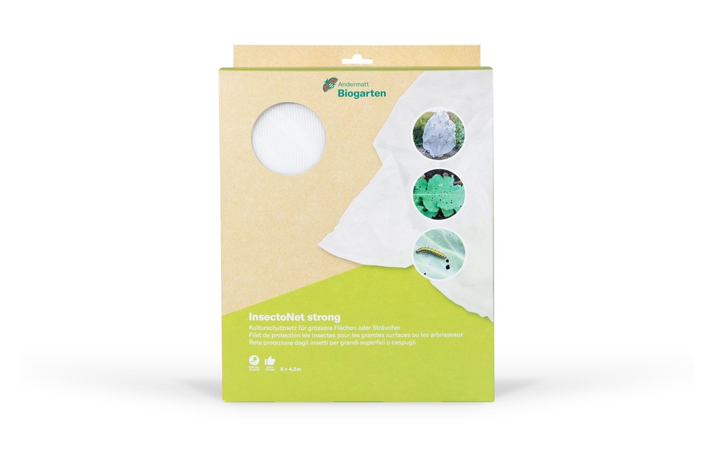 Andermatt Biogarten InsectoNet Strong Filet de protection des cultures, 5 x 4.2 m