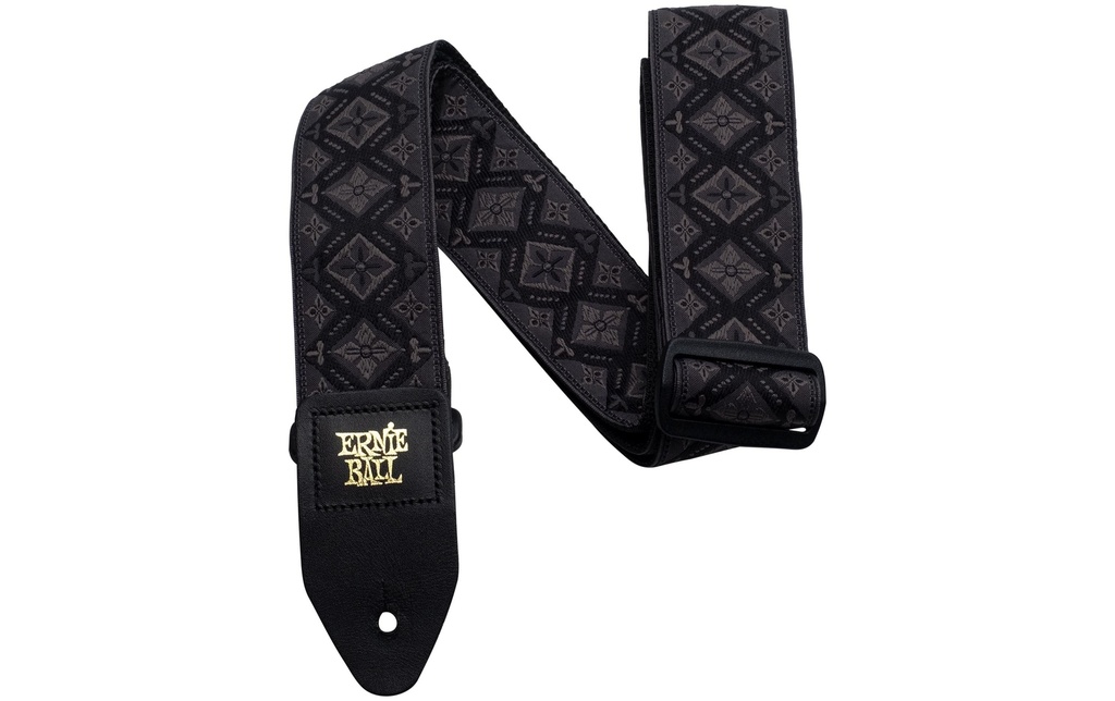 Ernie Ball Sangle de guitare Jacquard Regal Black