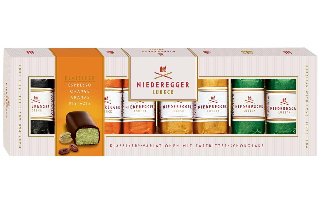 Niederegger Variations de massepain avec chocolat noir 100 g